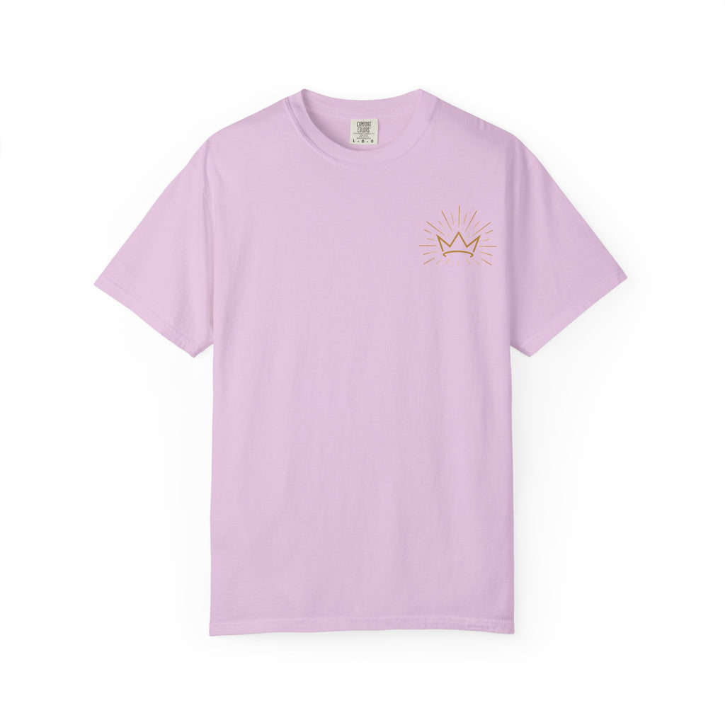 Jesus Is King T-shirt | Crown and Rays Christian Faith Tee