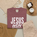 Jesus Won T-Shirt | Christian Faith Tee, Inspirational Religious Shirt