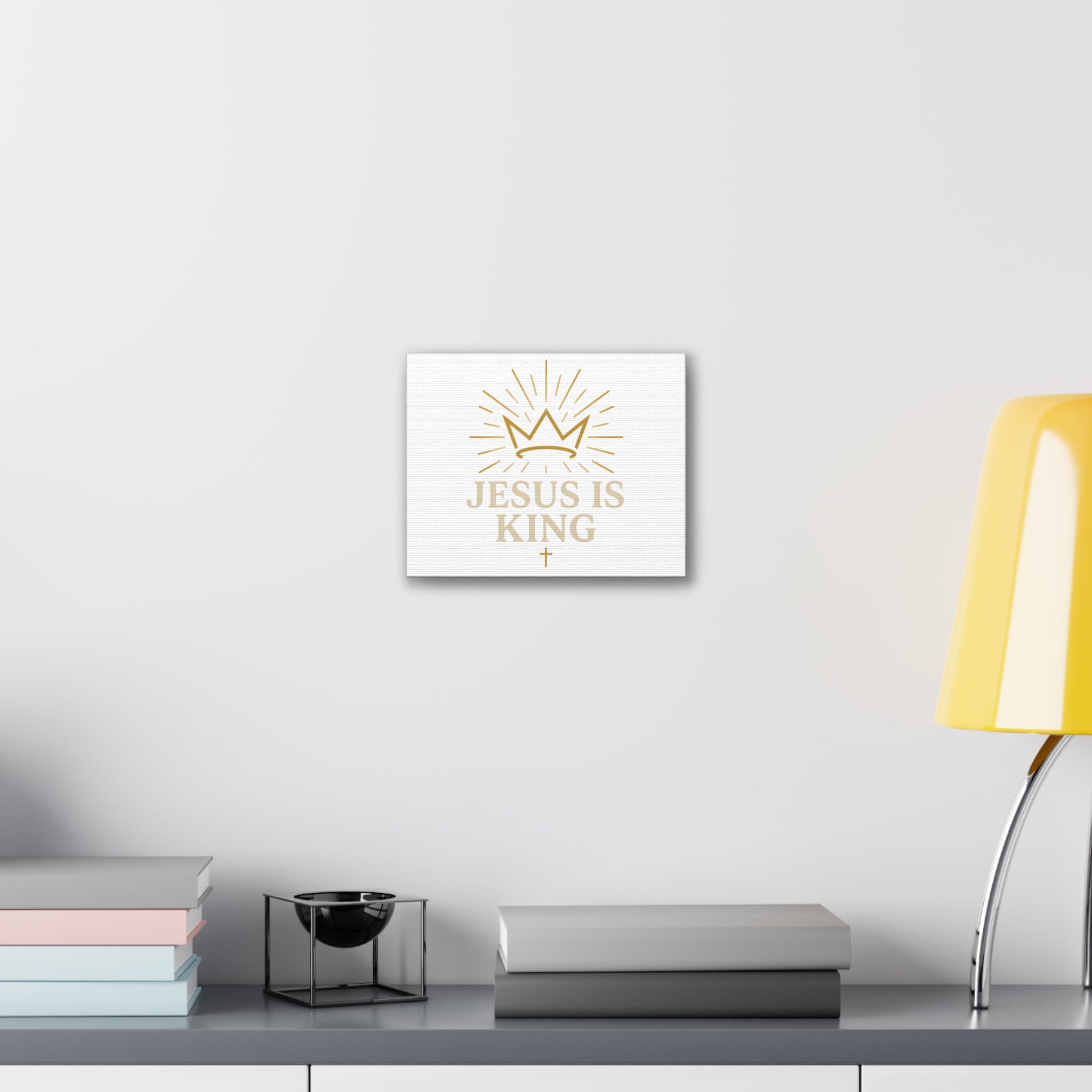 Jesus Is King Canvas