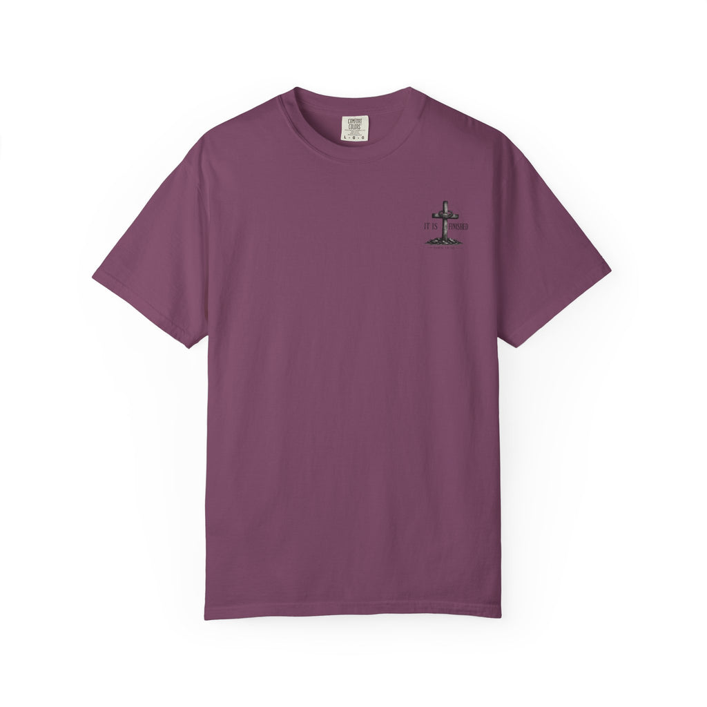 It Is Finished cross T-Shirt | John 19:30, Christian faith shirt