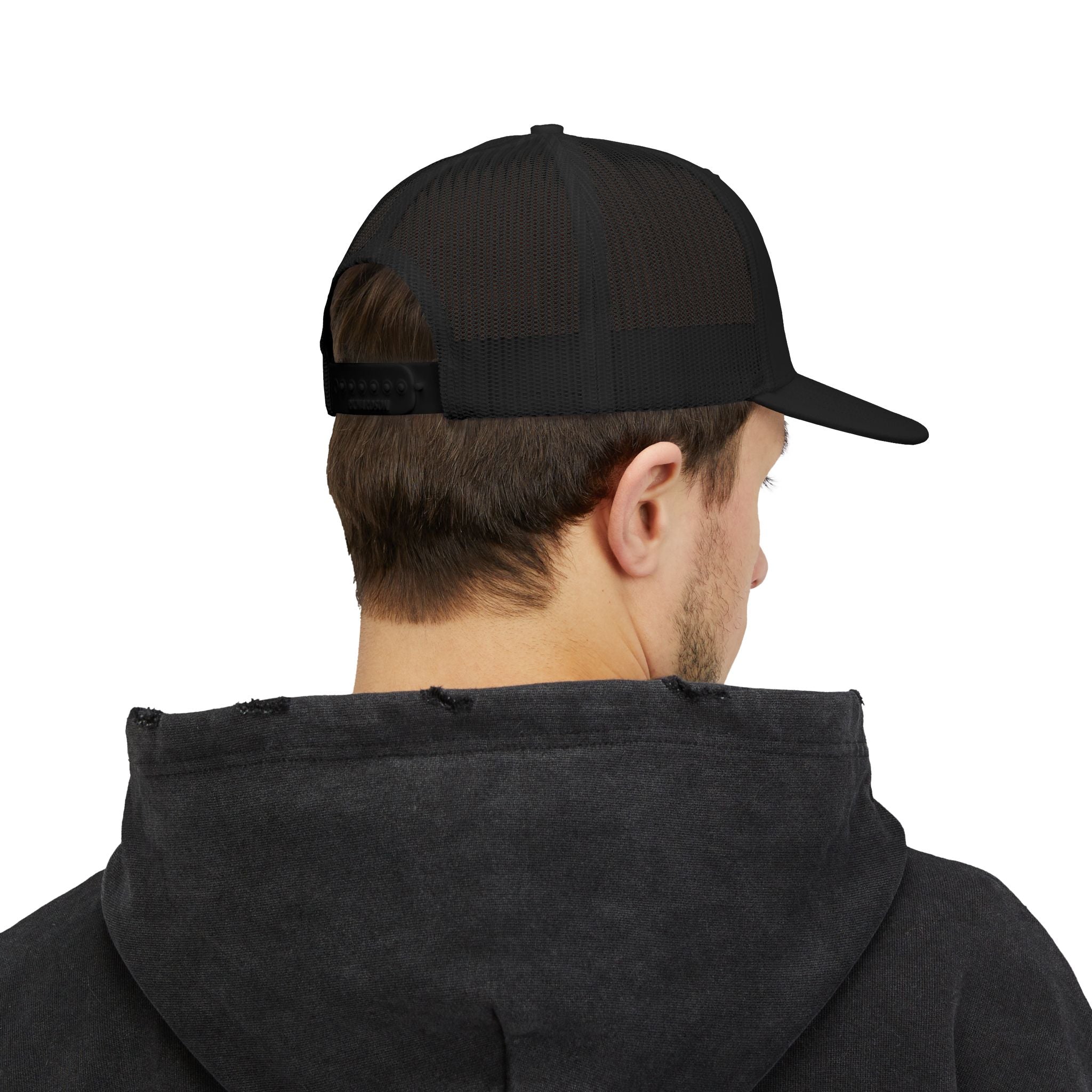 Gold Crown Graphic Snapback Trucker Cap | Mesh Back Hat