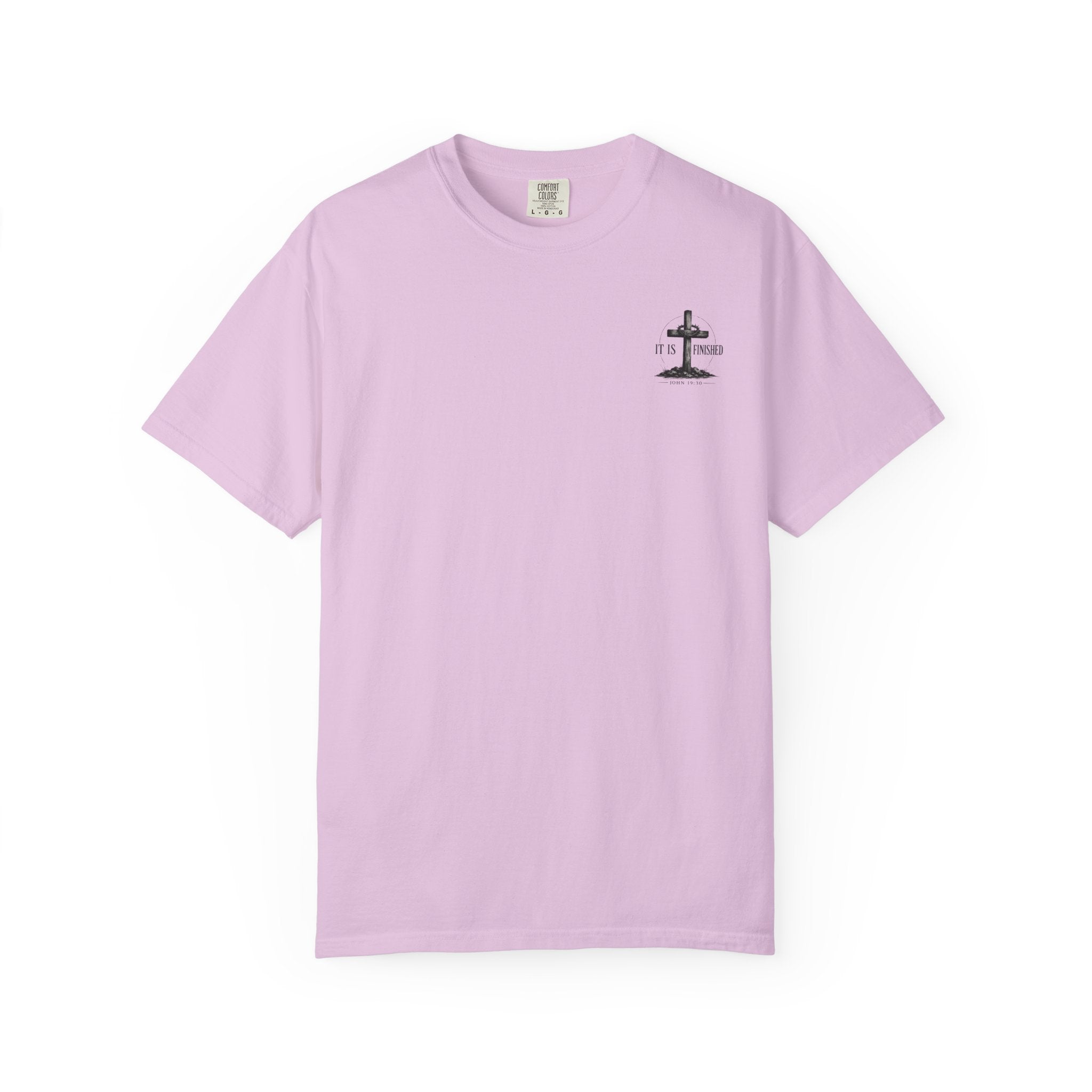 It Is Finished cross T-Shirt | John 19:30, Christian faith shirt