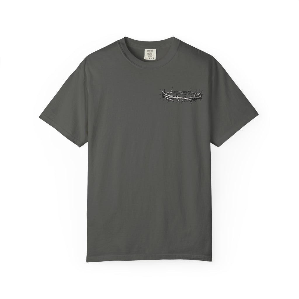 Jesus Is King T-Shirt | Christian Faith Cross Crown of Thorns Tee