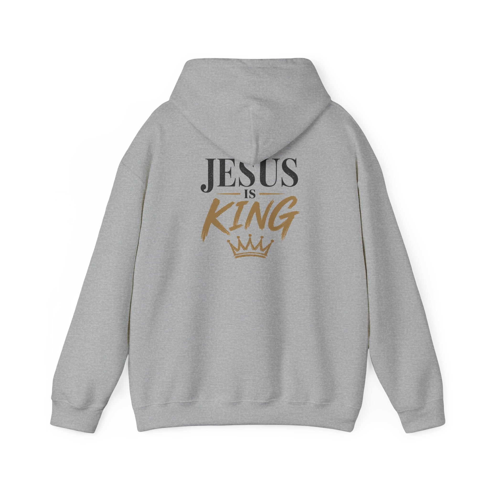 Jesus Is King Hoodie | Christian Crown Faith Sweatshirt