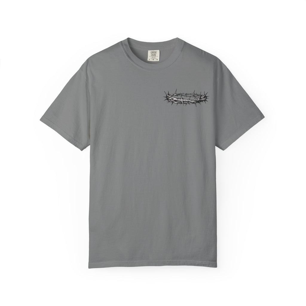 Jesus Is King T-Shirt | Christian Faith Cross Crown of Thorns Tee