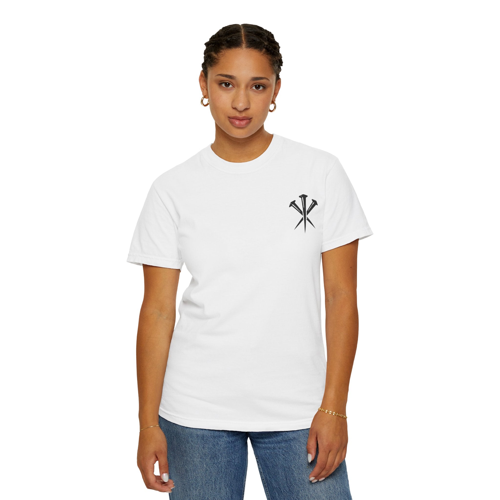 Copy of Jesus Is King T-Shirt | Revelation 19:16 Cross Nails Logo