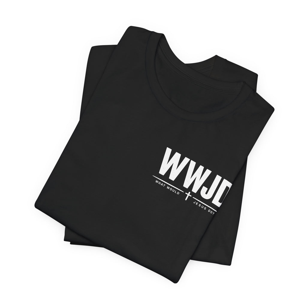 WWJD T-Shirt — Unisex Minimal Christian Faith Tee