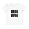 Iron Sharpens Iron Toddler Tee | Christian Scripture Proverbs 27:17