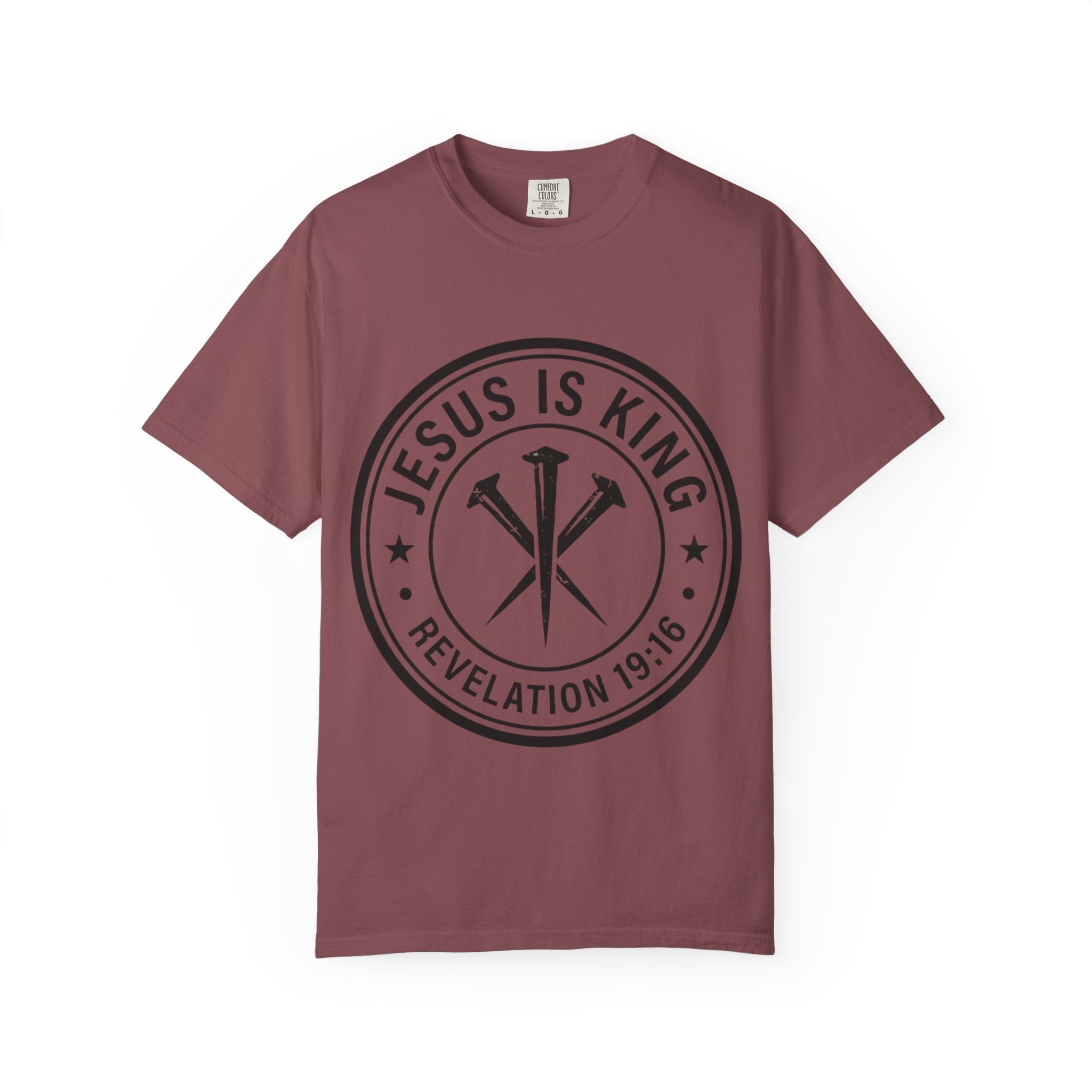 Jesus is King Unisex Garment-Dyed T-shirt