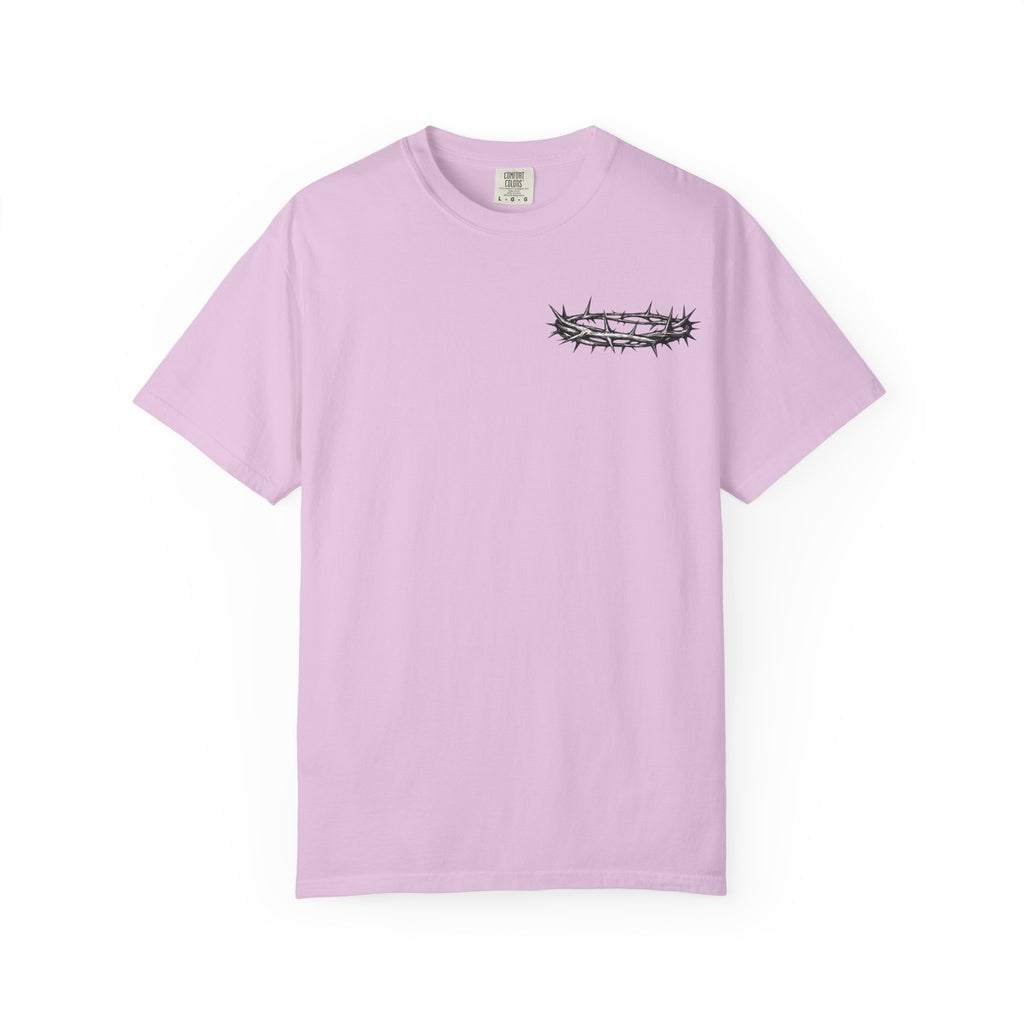 Jesus Is King T-Shirt | Christian Faith Cross Crown of Thorns Tee