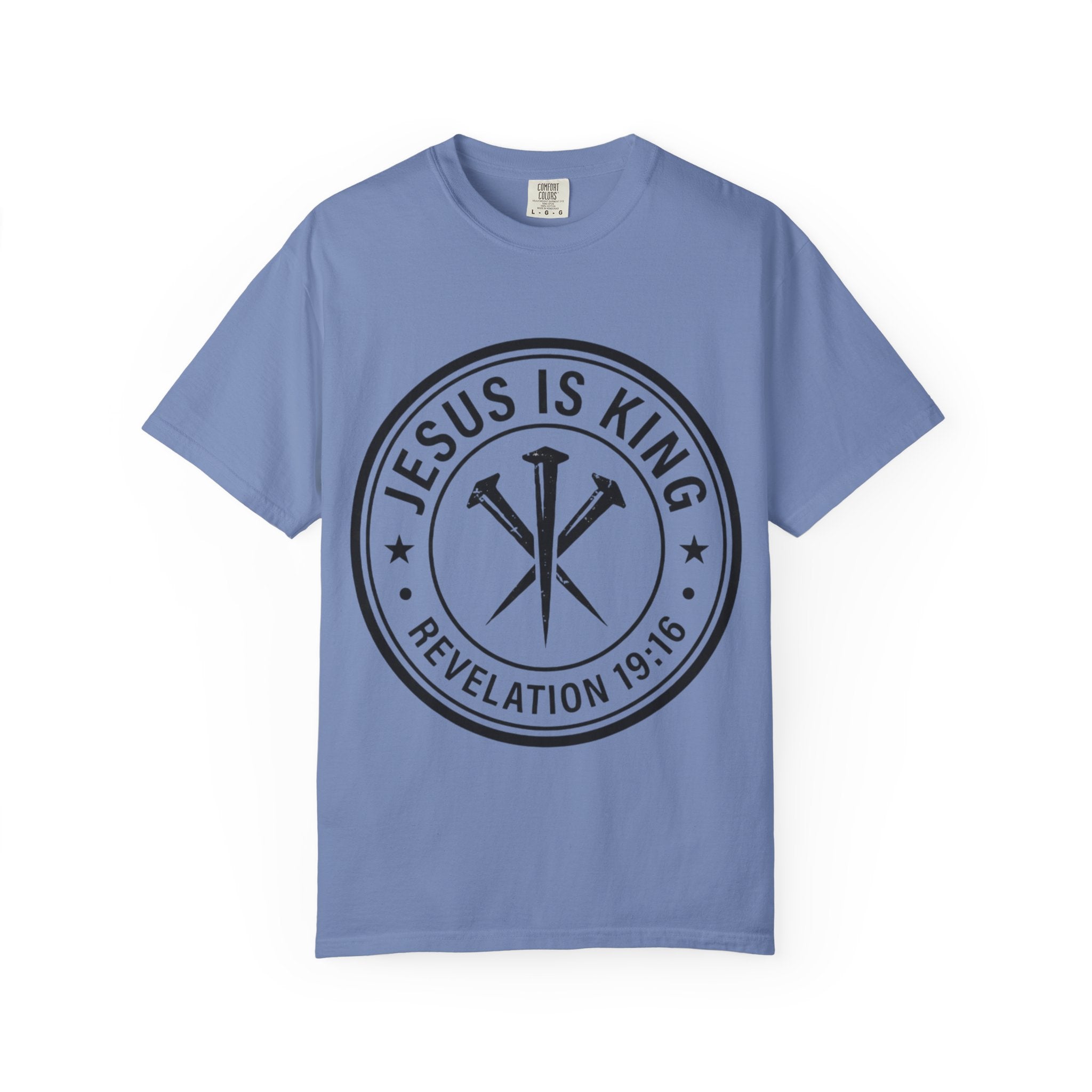Jesus is King Unisex Garment-Dyed T-shirt