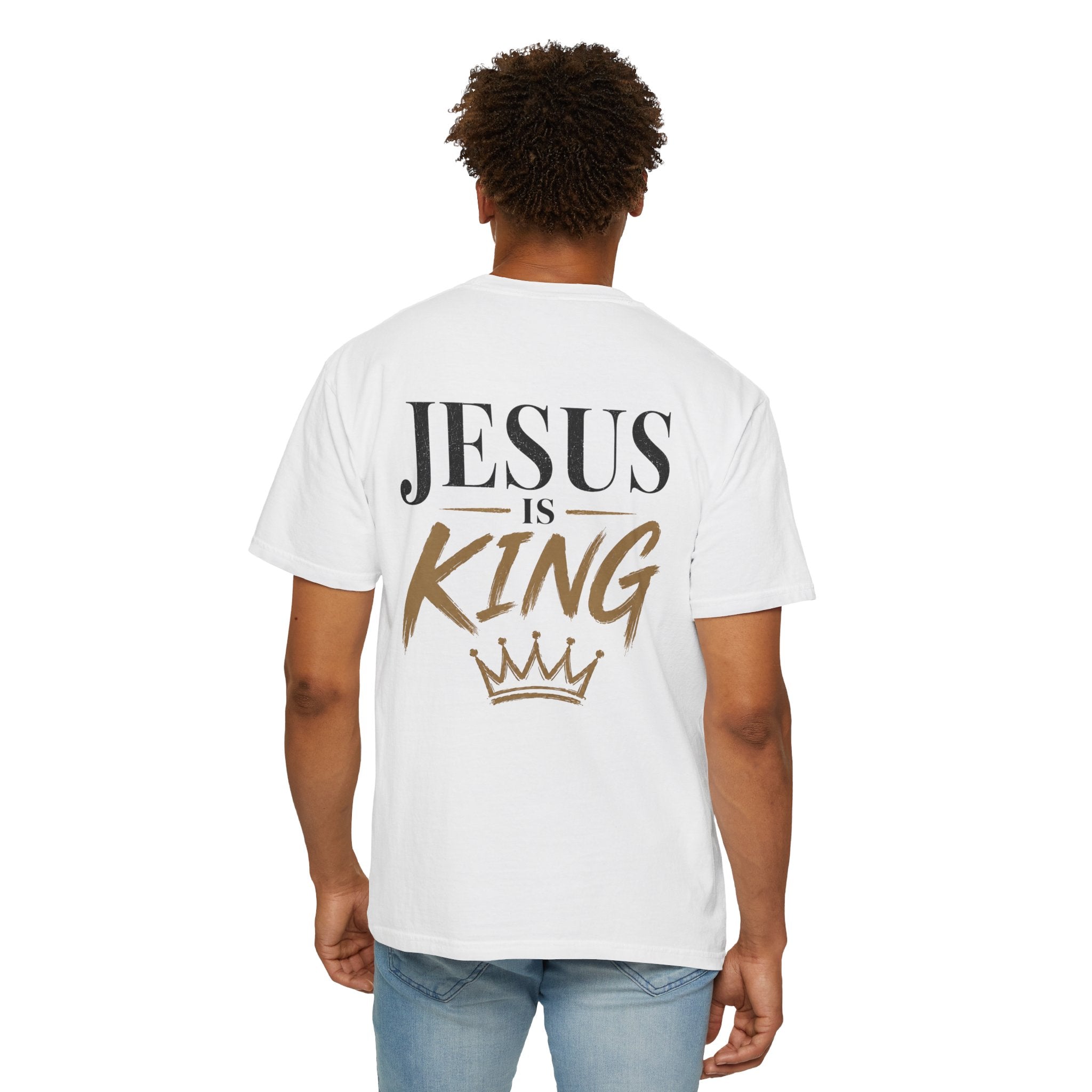 Jesus Is King T-shirt | Crown Christian Faith Tee