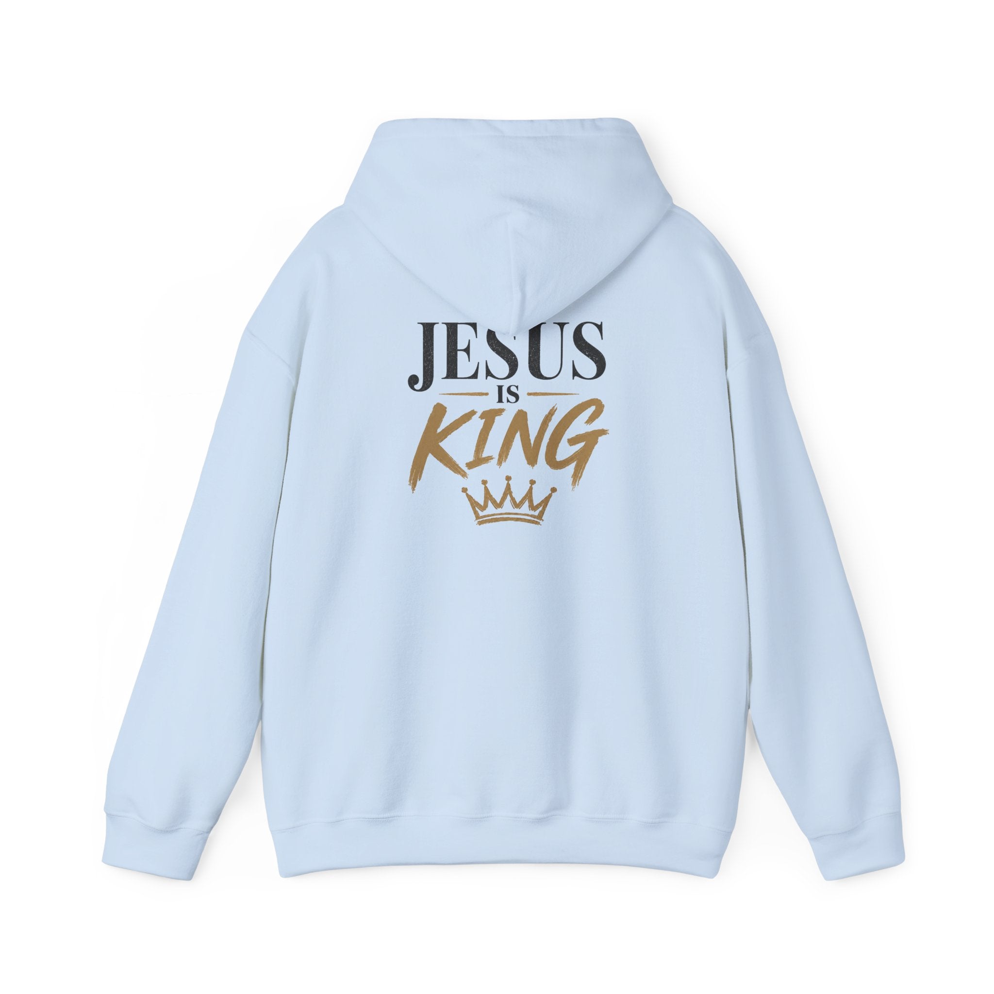 Jesus Is King Hoodie | Christian Crown Faith Sweatshirt
