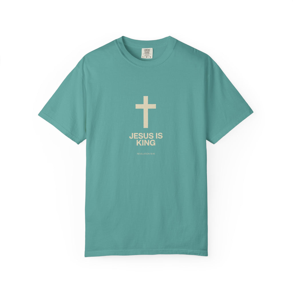 Jesus Is King cross T-Shirt | Christian faith tee, religious shirt