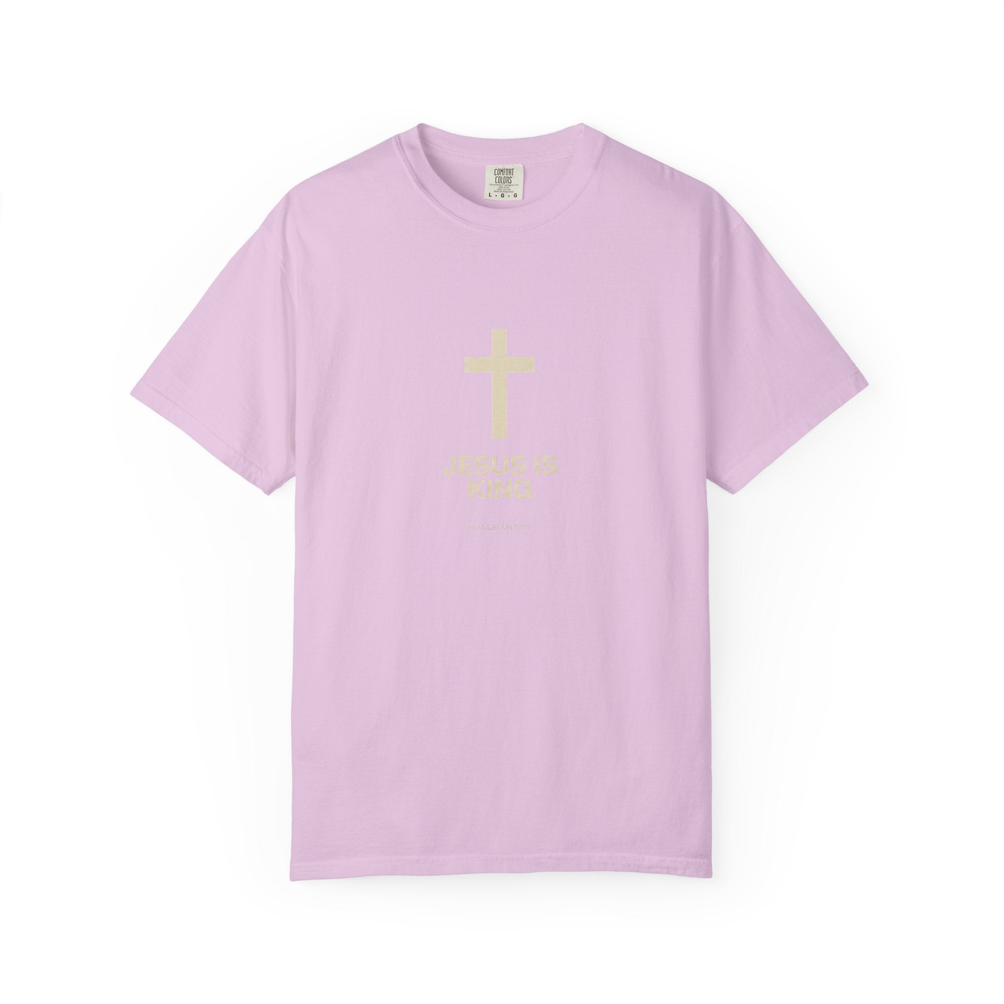 Jesus Is King cross T-Shirt | Christian faith tee, religious shirt