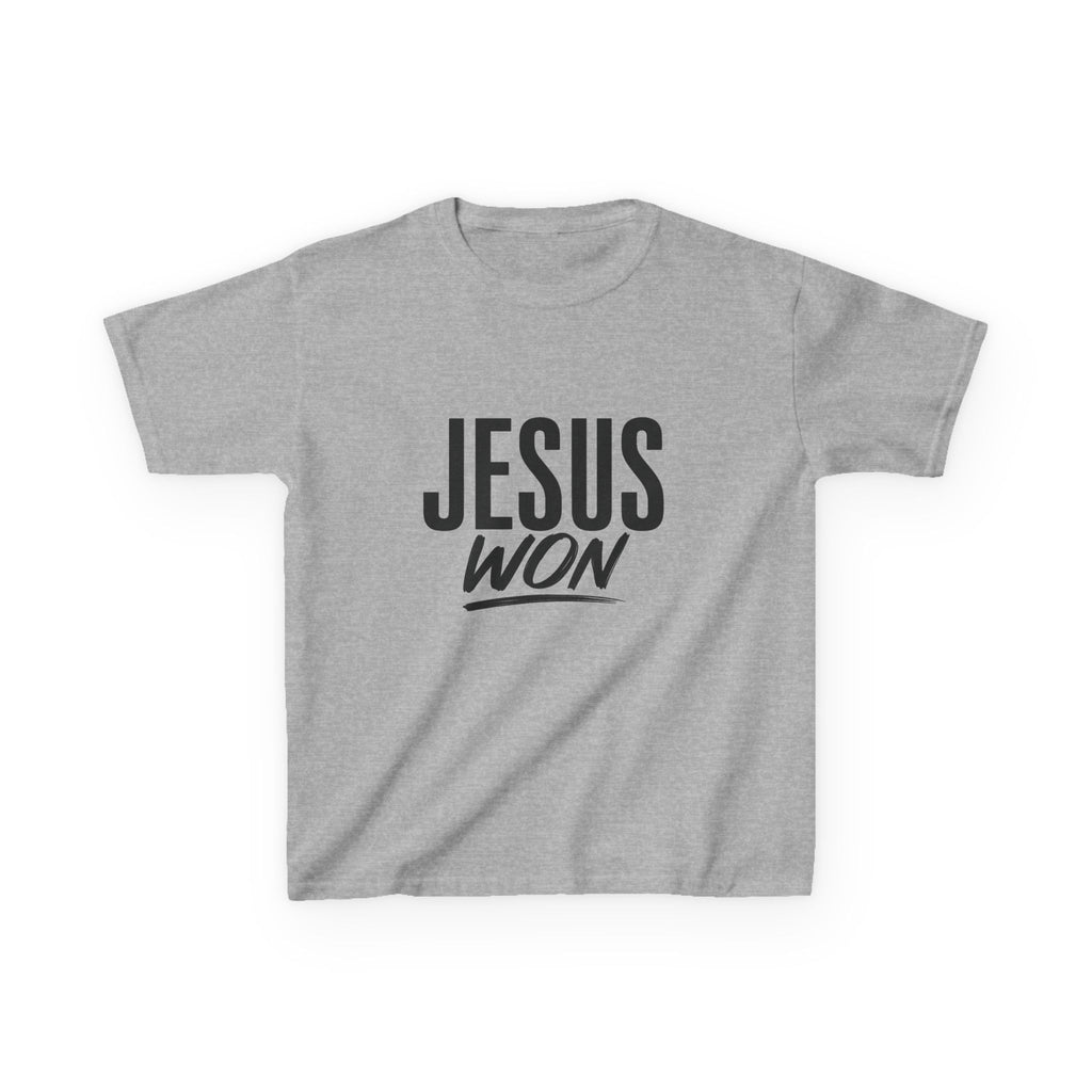 Jesus Won | Kids Heavy Cotton™ Tee