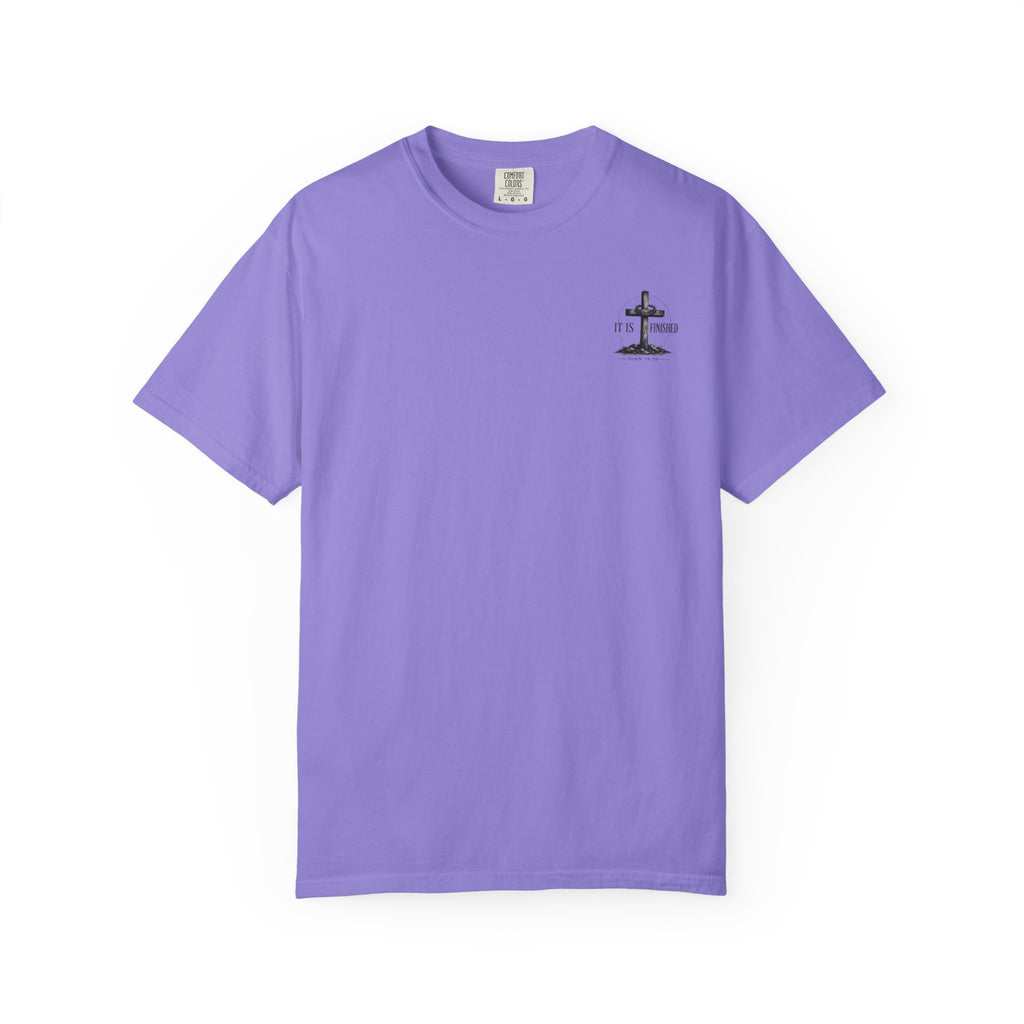It Is Finished cross T-Shirt | John 19:30, Christian faith shirt