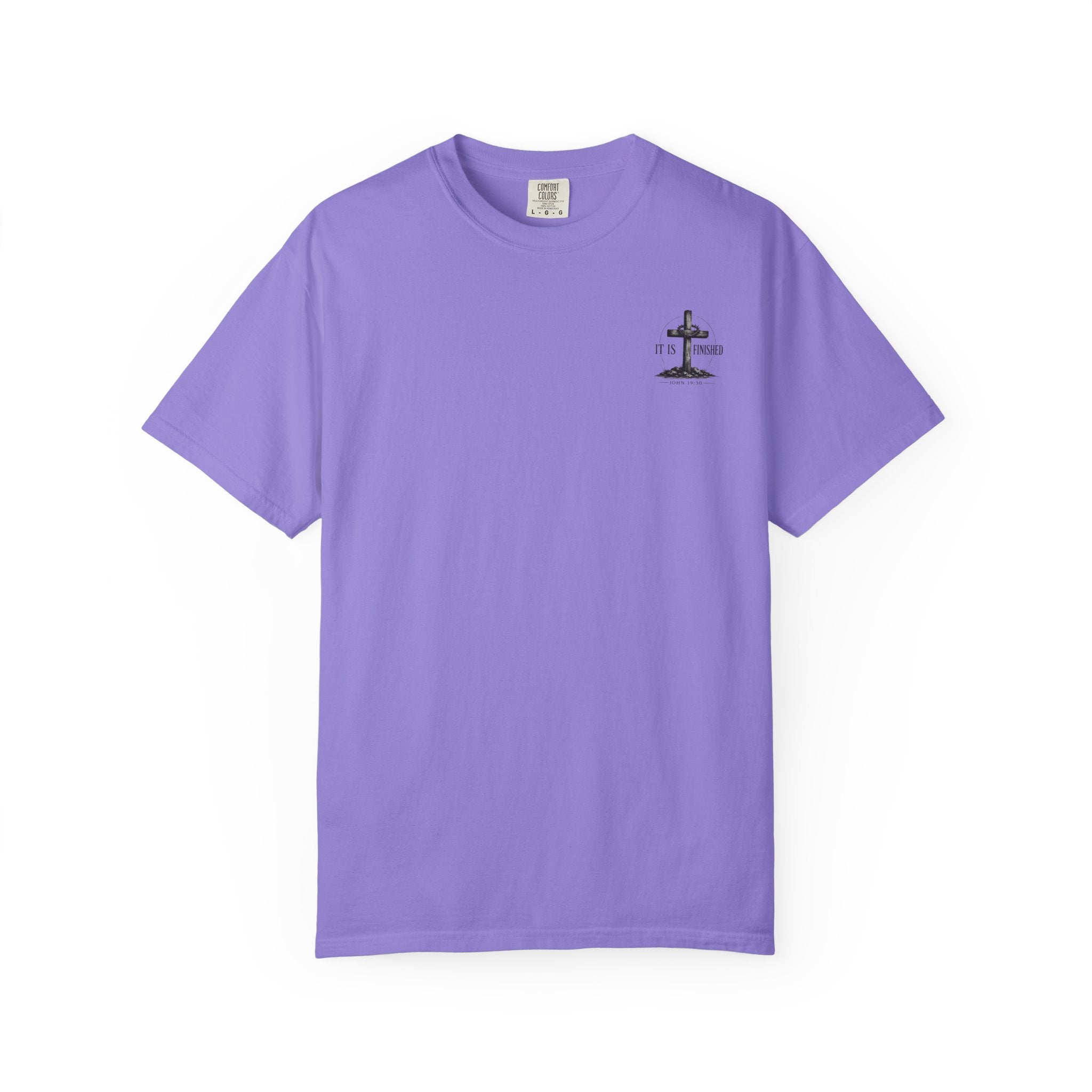 It Is Finished cross T-Shirt | John 19:30, Christian faith shirt