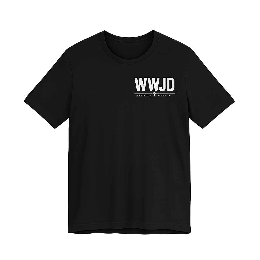 WWJD T-Shirt — Unisex Minimal Christian Faith Tee