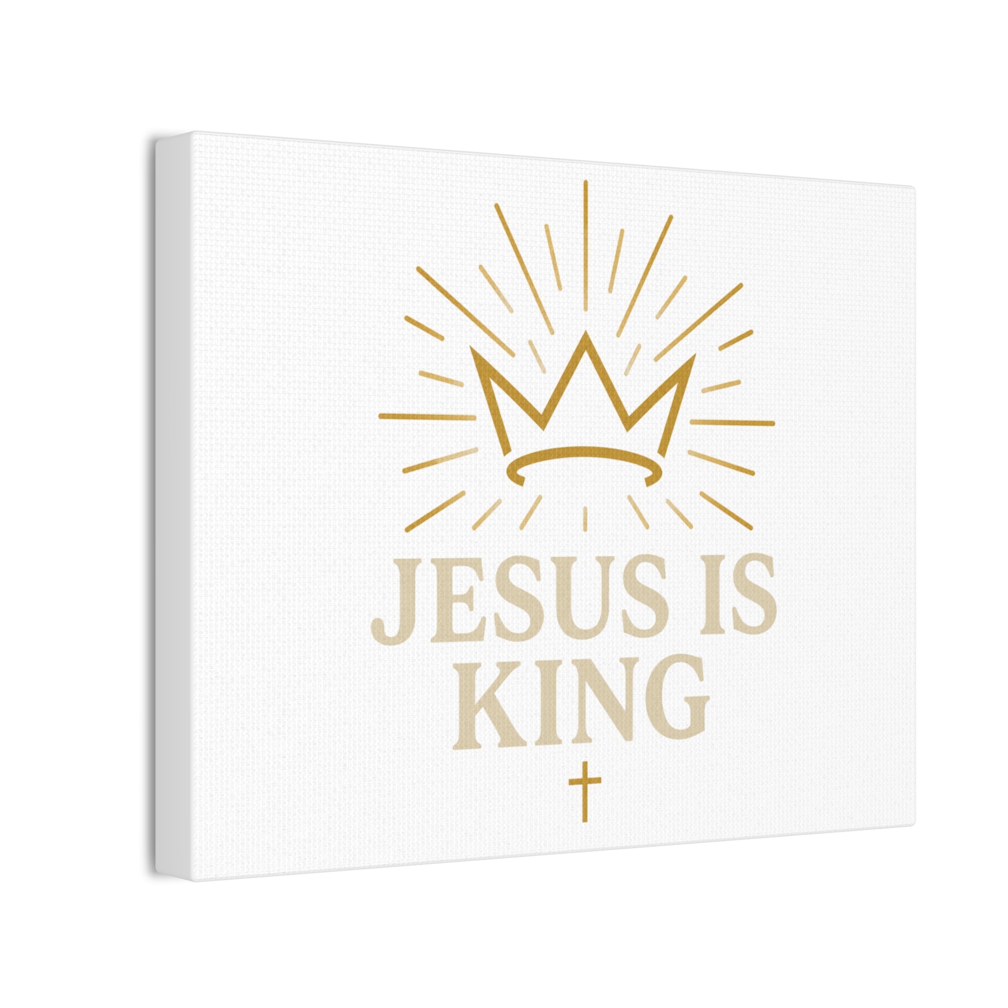 Jesus Is King Canvas