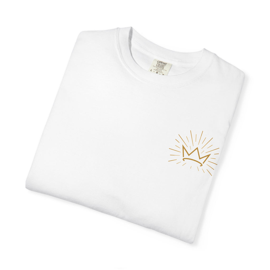 Jesus Is King T-shirt | Crown and Rays Christian Faith Tee