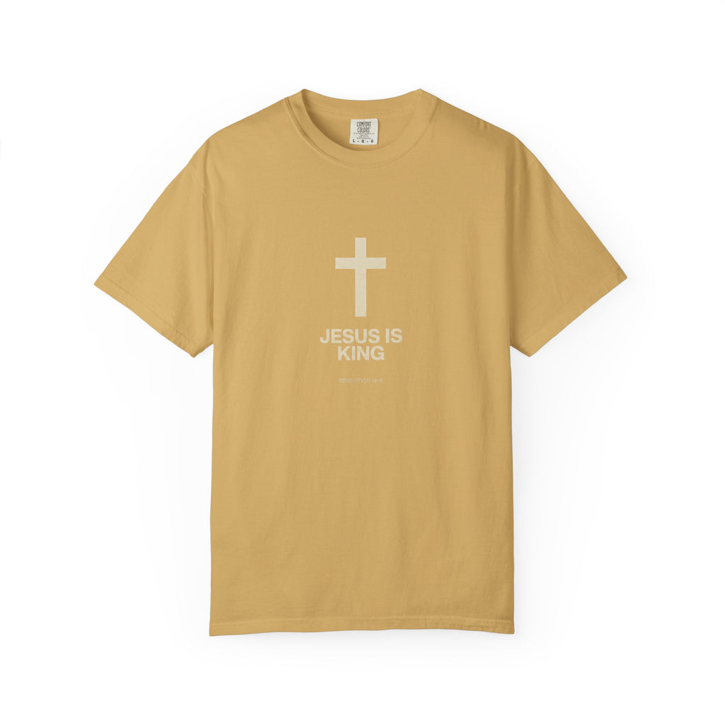 Jesus Is King cross T-Shirt | Christian faith tee, religious shirt