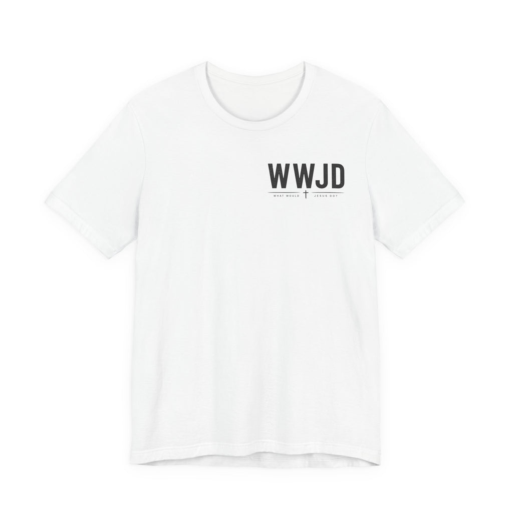 WWJD T-Shirt — Unisex Minimal Christian Faith Tee