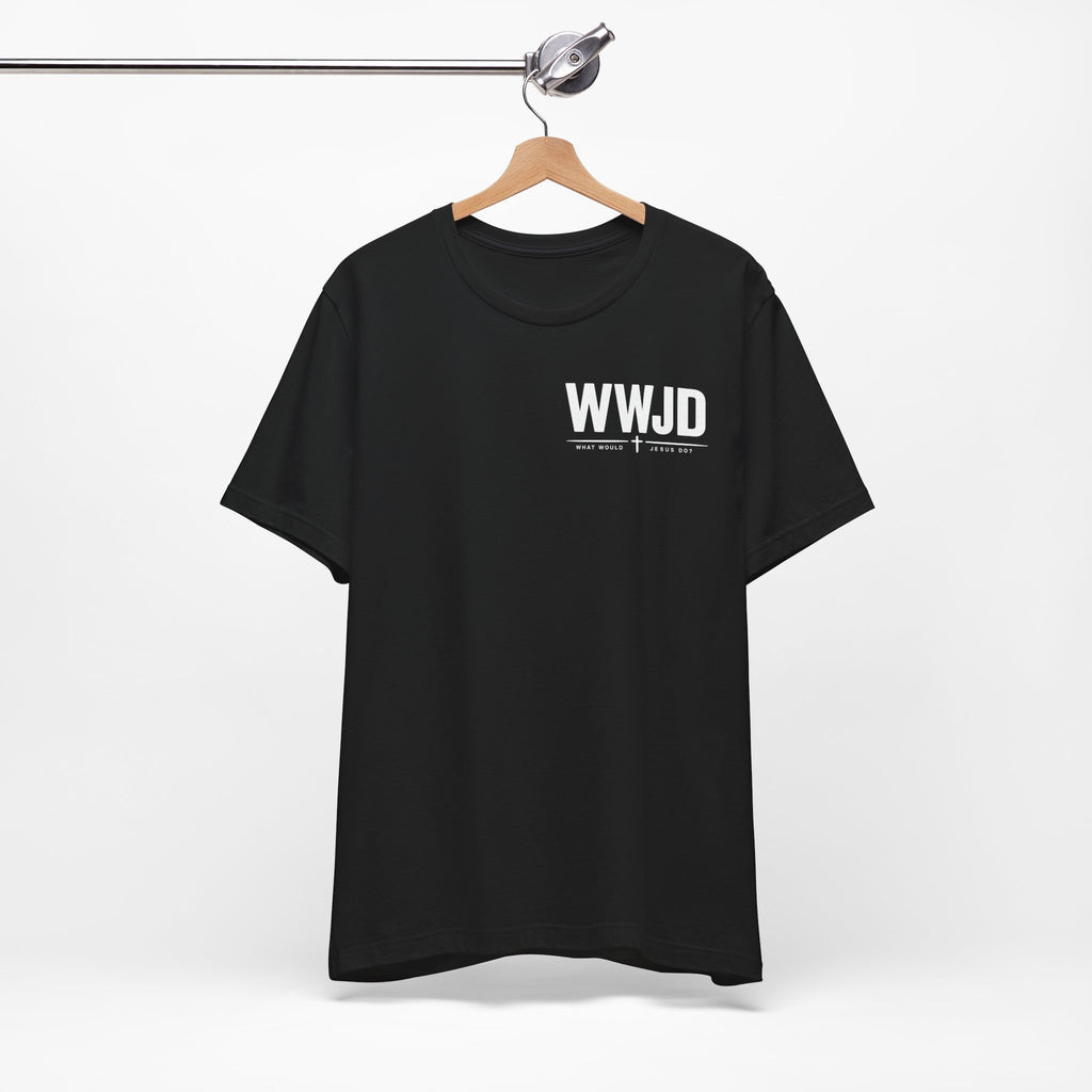 WWJD T-Shirt — Unisex Minimal Christian Faith Tee