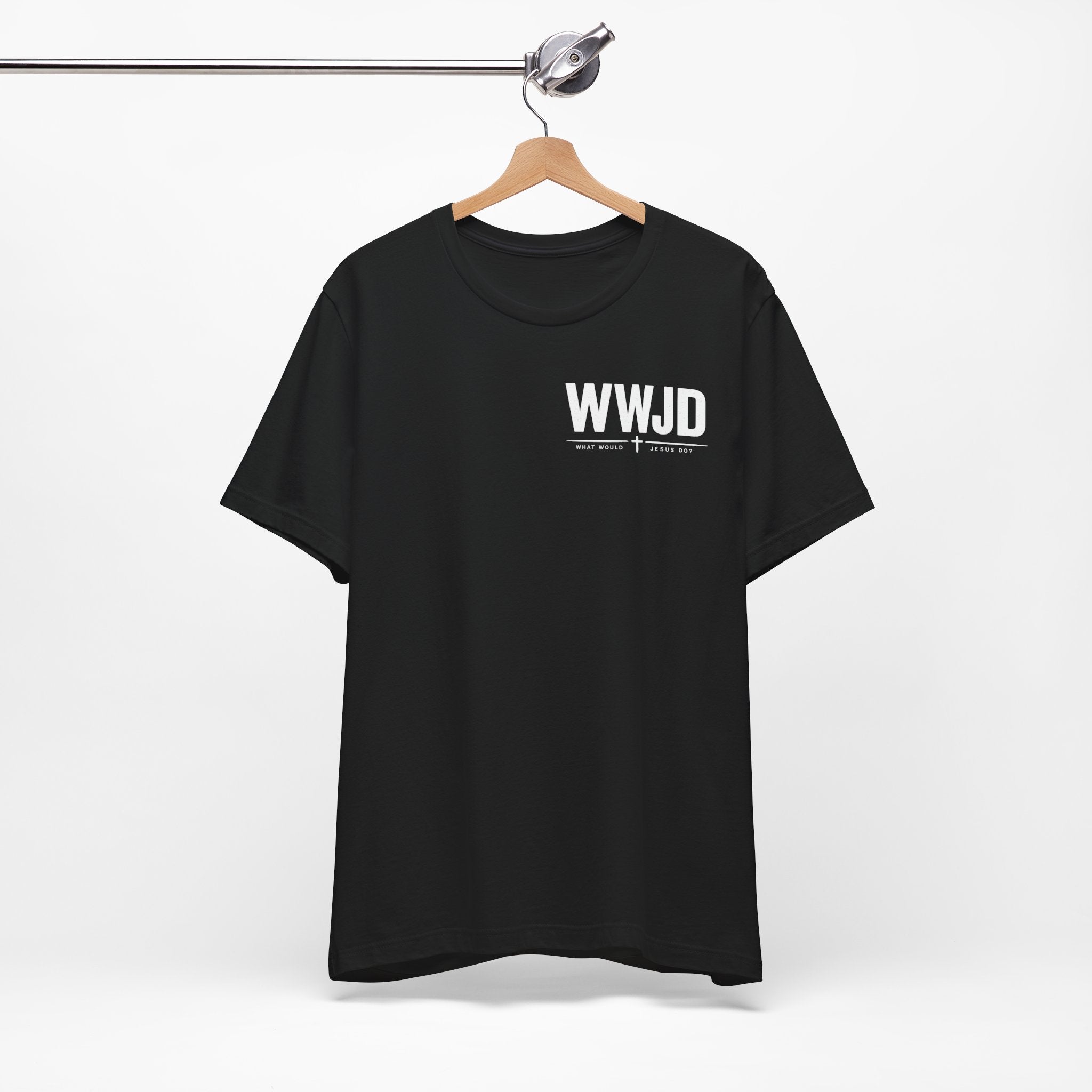 WWJD T-Shirt — Unisex Minimal Christian Faith Tee
