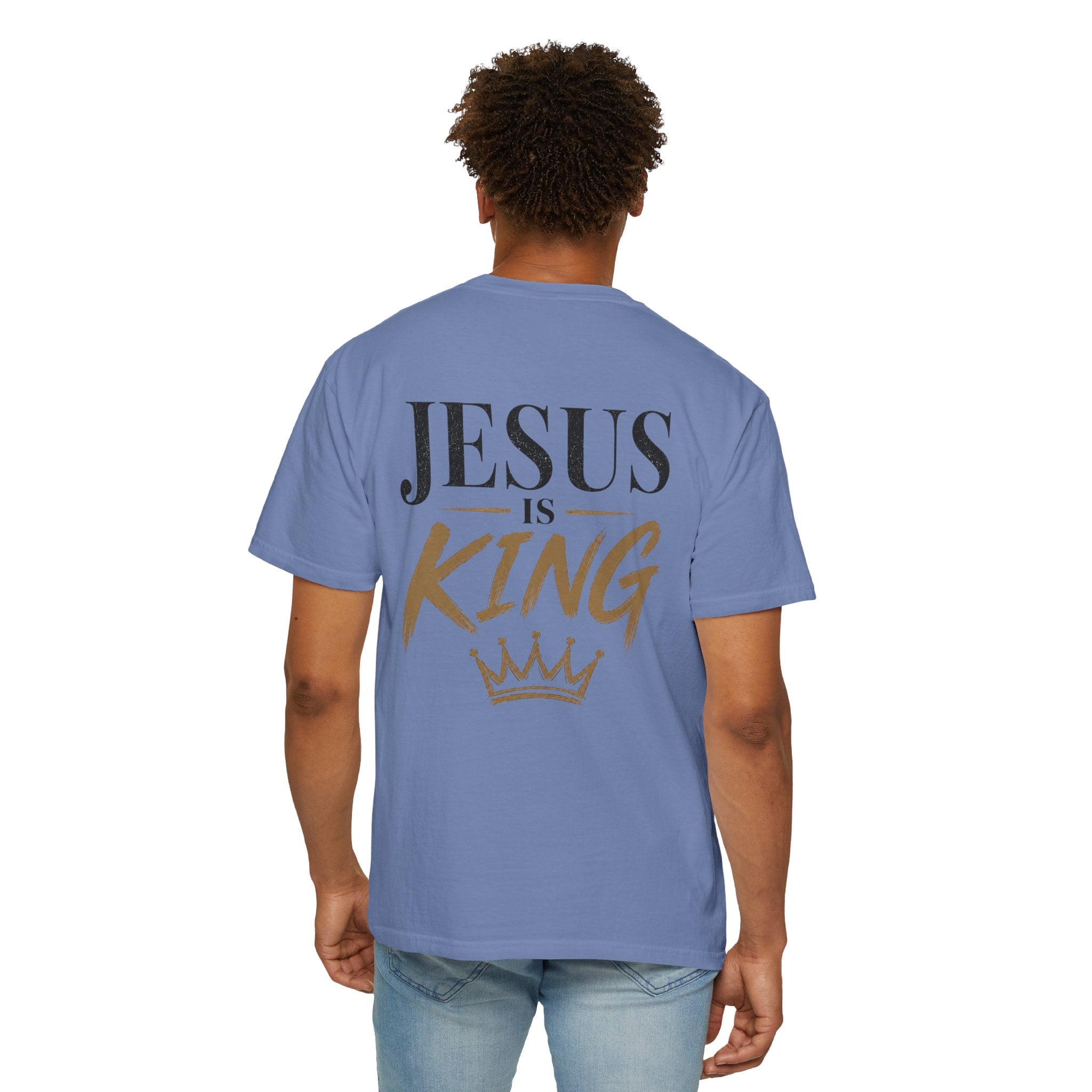 Jesus Is King T-shirt | Crown Christian Faith Tee