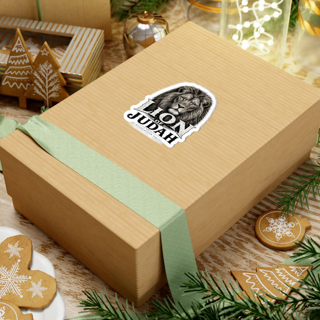 Lion of Judah sticker | religious lion design, Revelation 5:5 kiss-cut sticker
