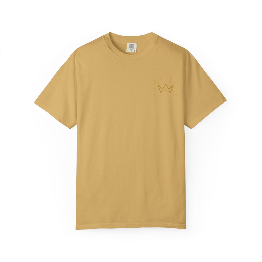 Jesus Is King T-shirt | Crown and Rays Christian Faith Tee