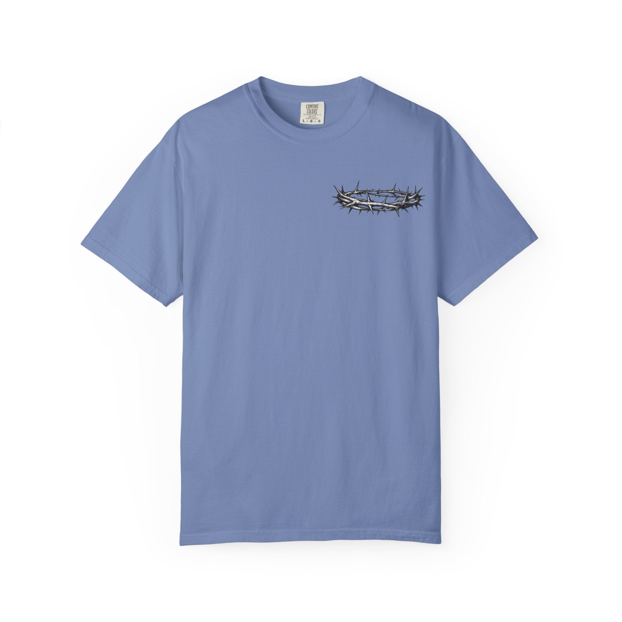 Jesus Is King T-Shirt | Christian Faith Cross Crown of Thorns Tee