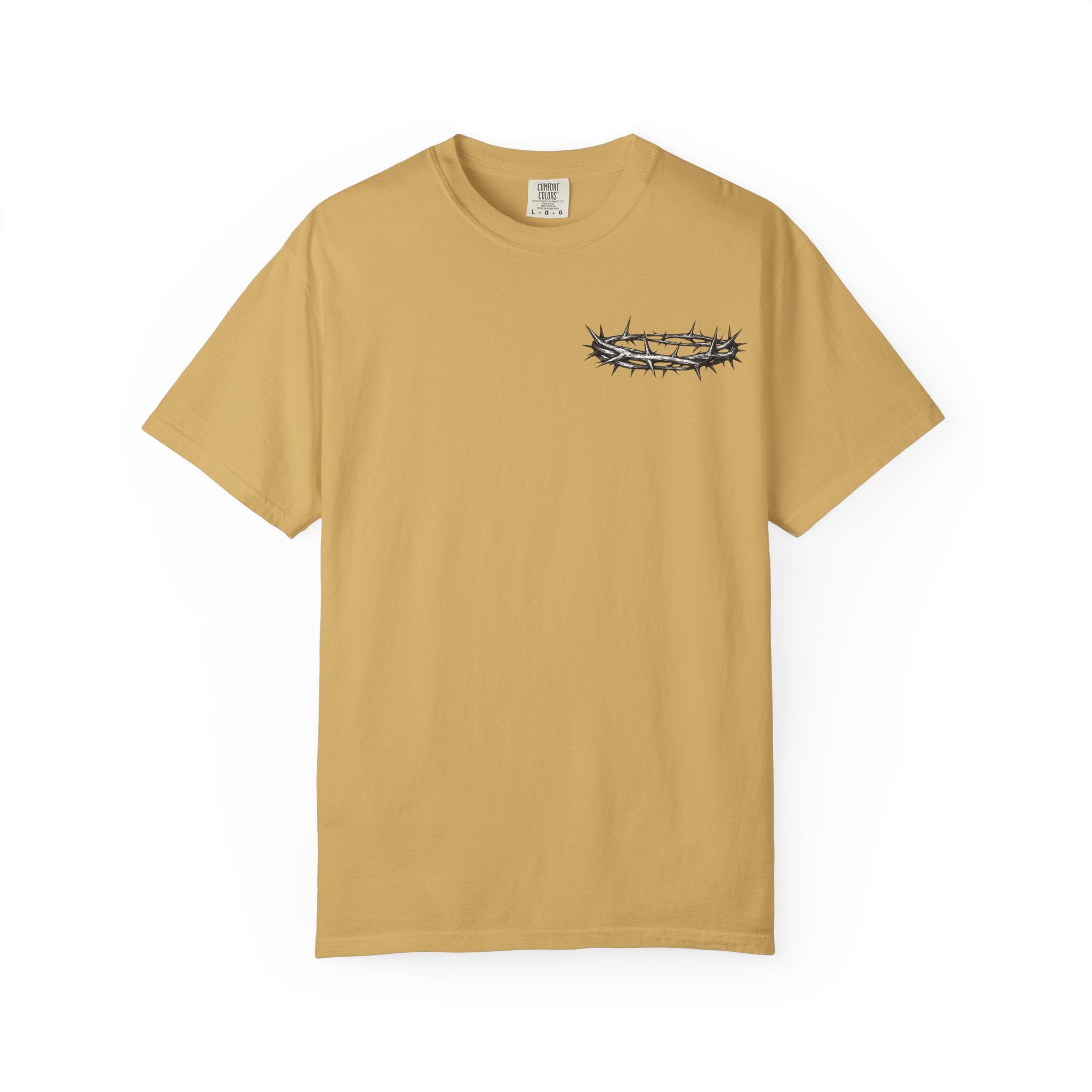 Jesus Is King T-Shirt | Christian Faith Cross Crown of Thorns Tee