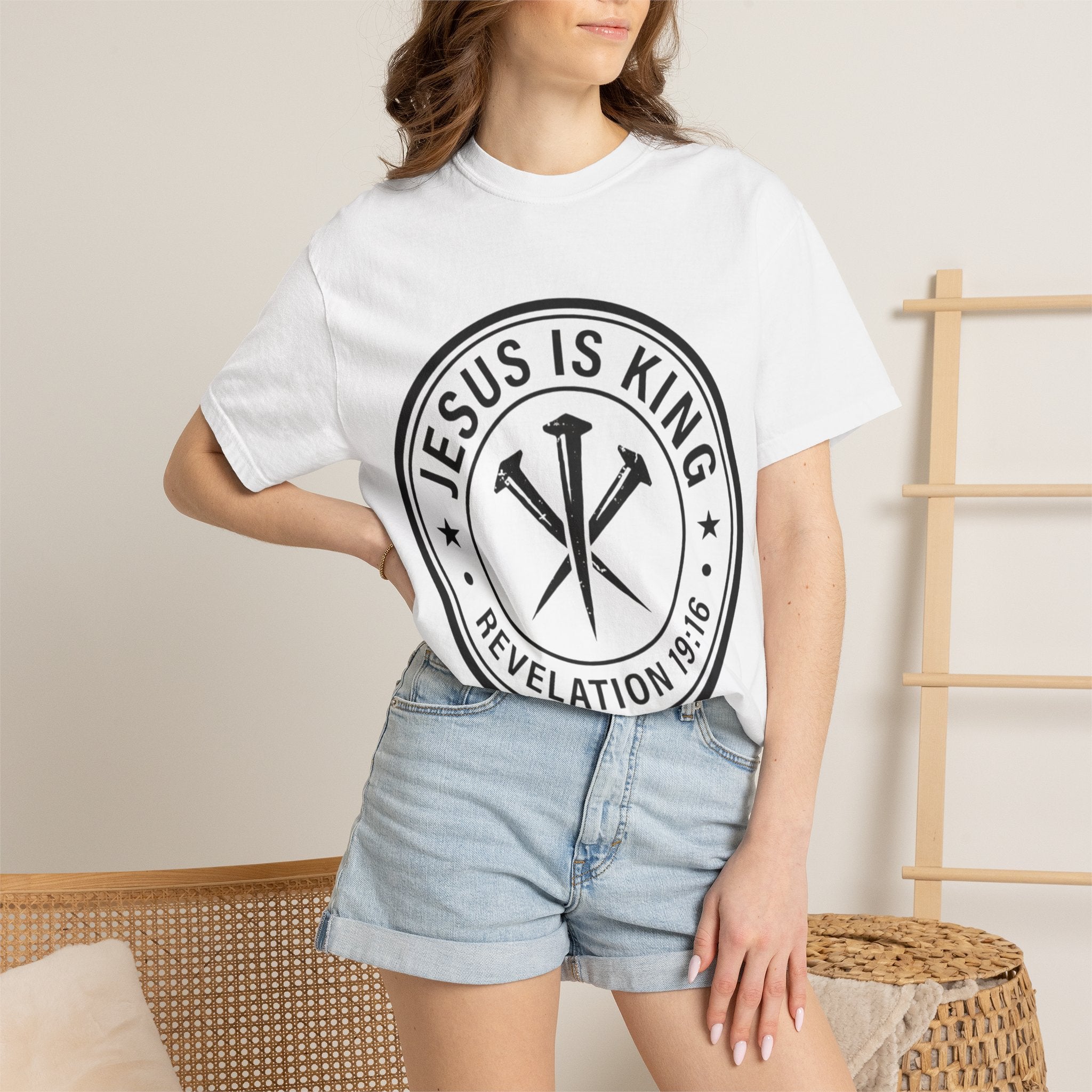 Jesus is King Unisex Garment-Dyed T-shirt