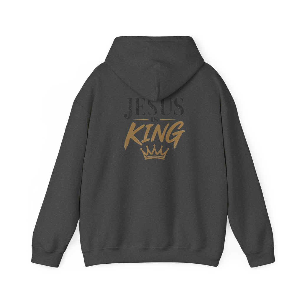 Jesus Is King Hoodie | Christian Crown Faith Sweatshirt