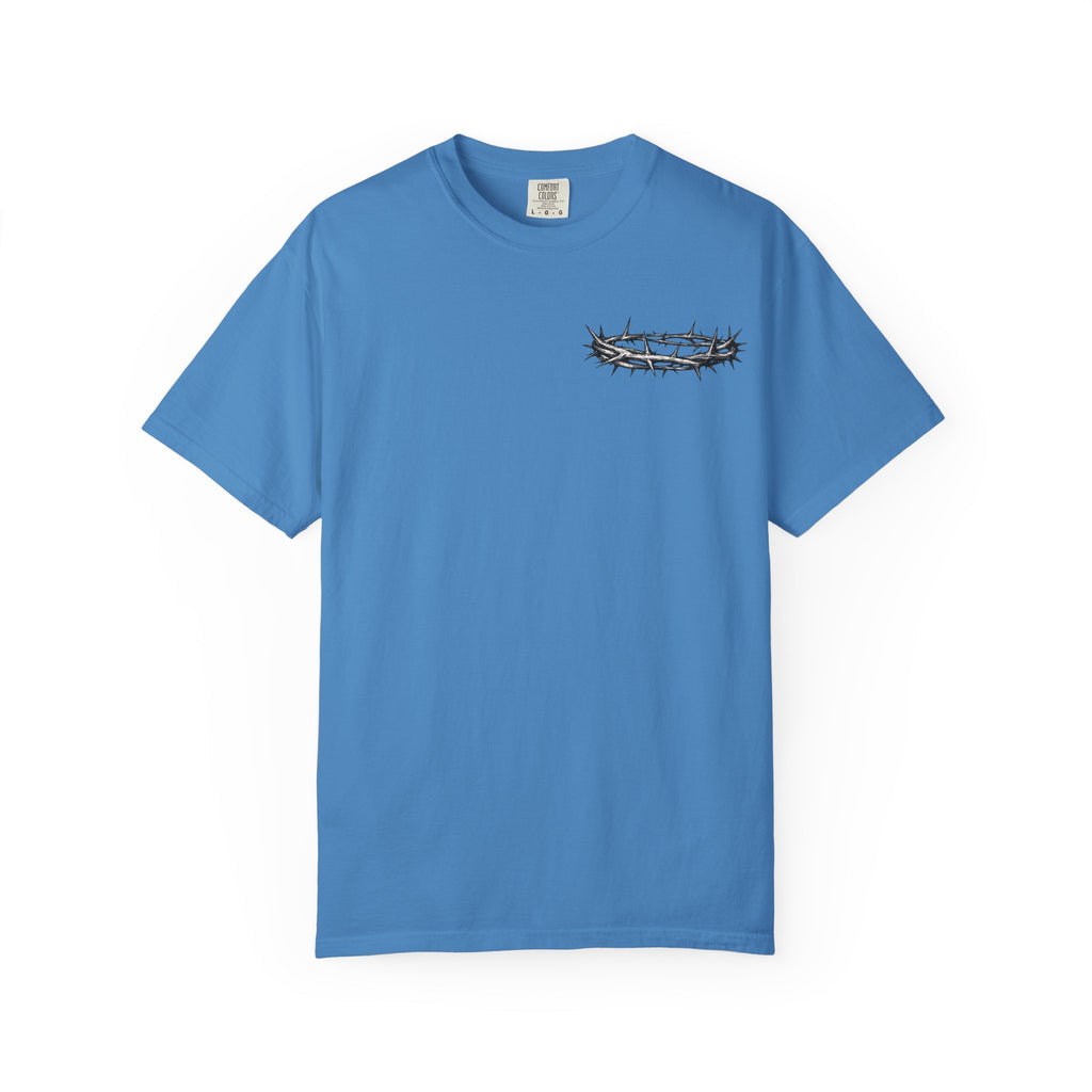 Jesus Is King T-Shirt | Christian Faith Cross Crown of Thorns Tee