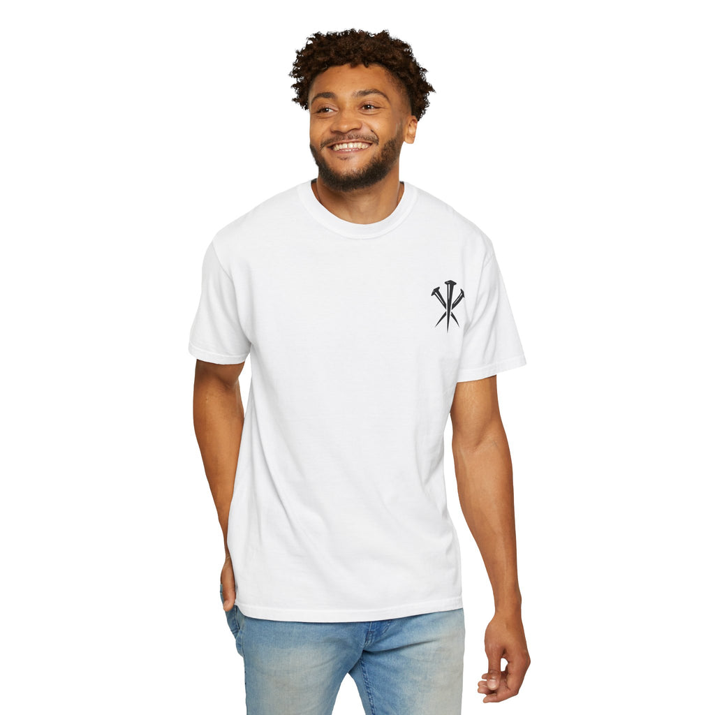 Jesus Is King T-Shirt | Revelation 19:16 Cross Nails Logo