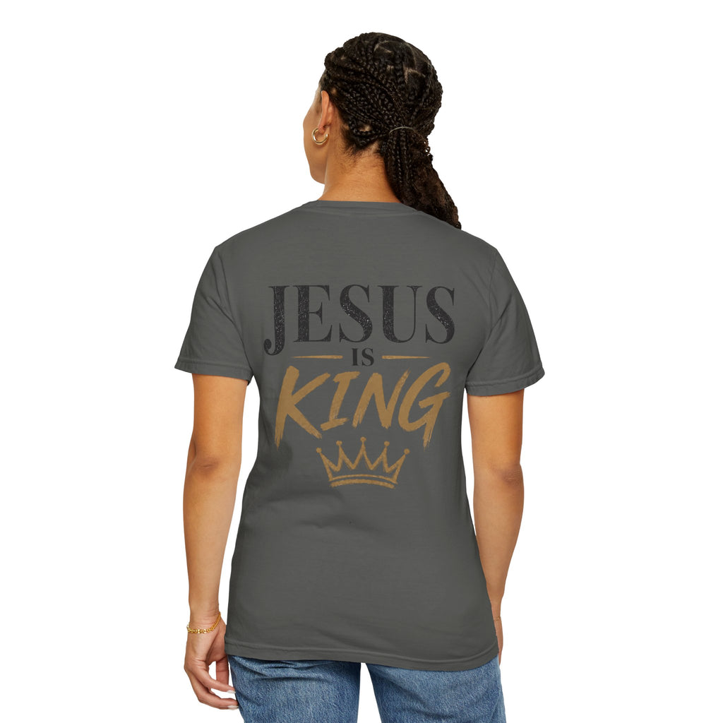 Jesus Is King T-shirt | Crown Christian Faith Tee