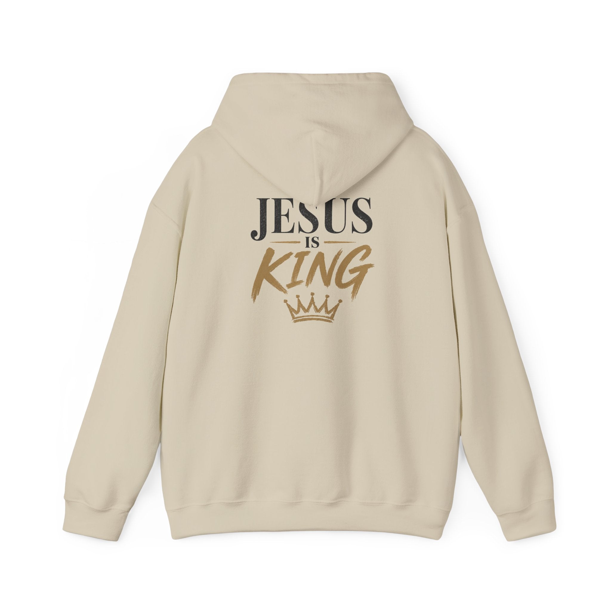 Jesus Is King Hoodie | Christian Crown Faith Sweatshirt