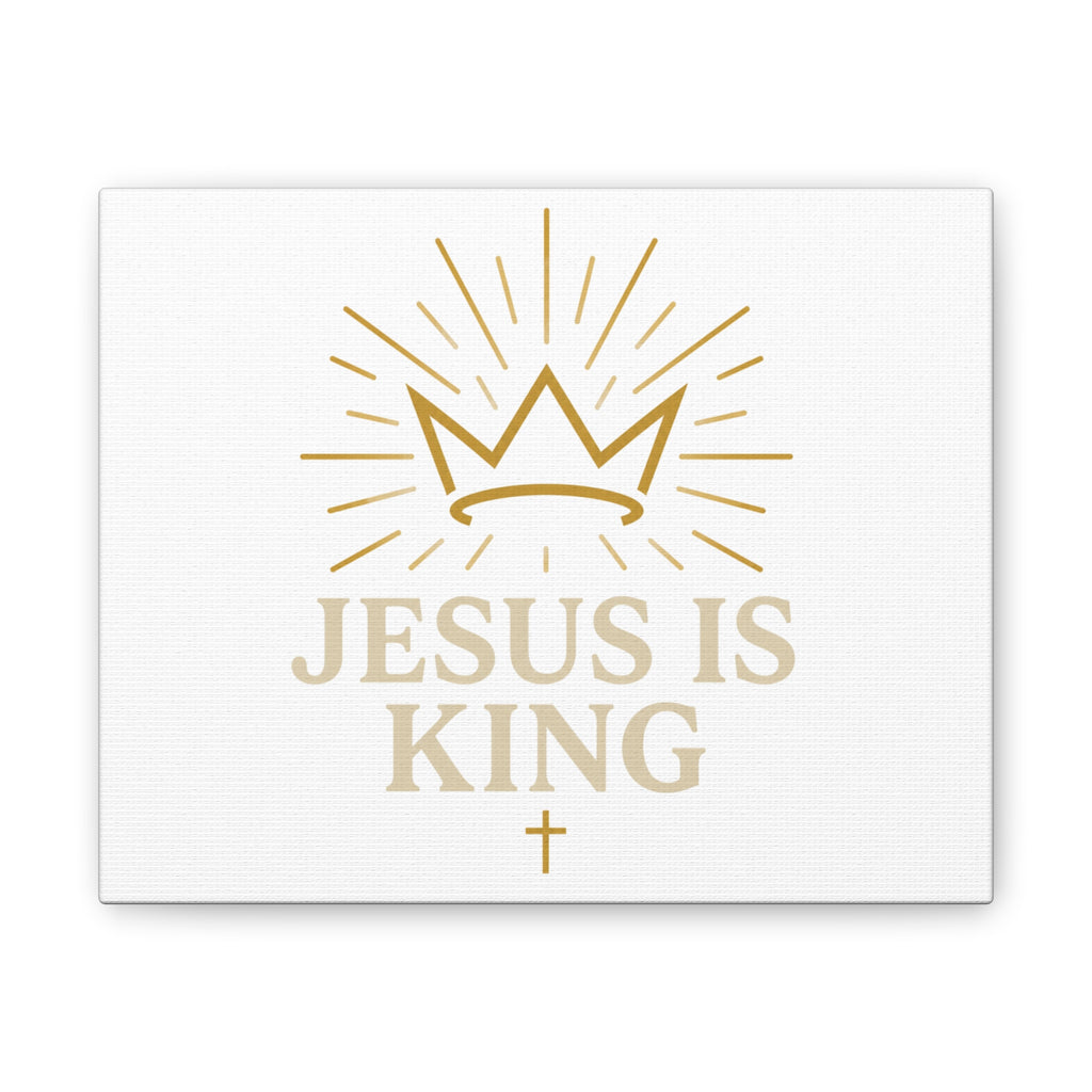 Jesus Is King Canvas