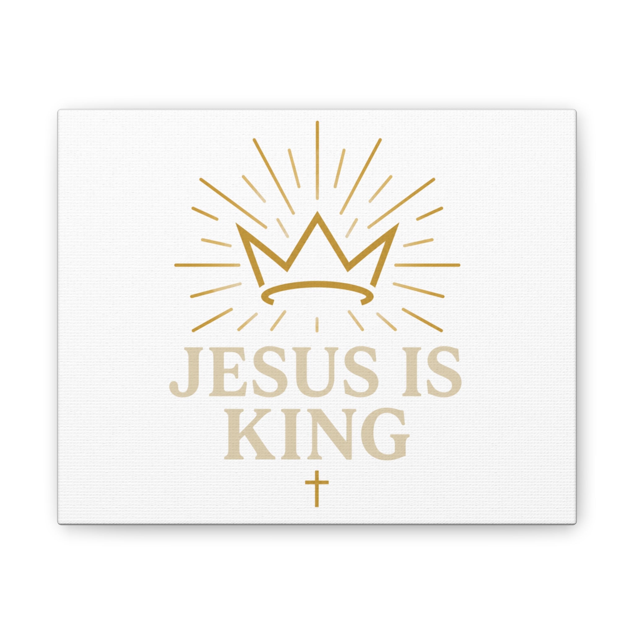 Jesus Is King Canvas