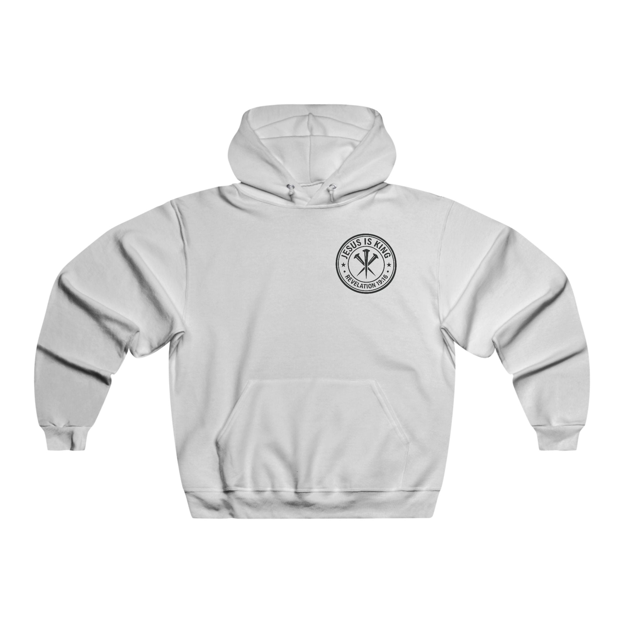 Jesus is King Crossed Arrows Compass Logo Hoodie | Hooded Sweatshirt