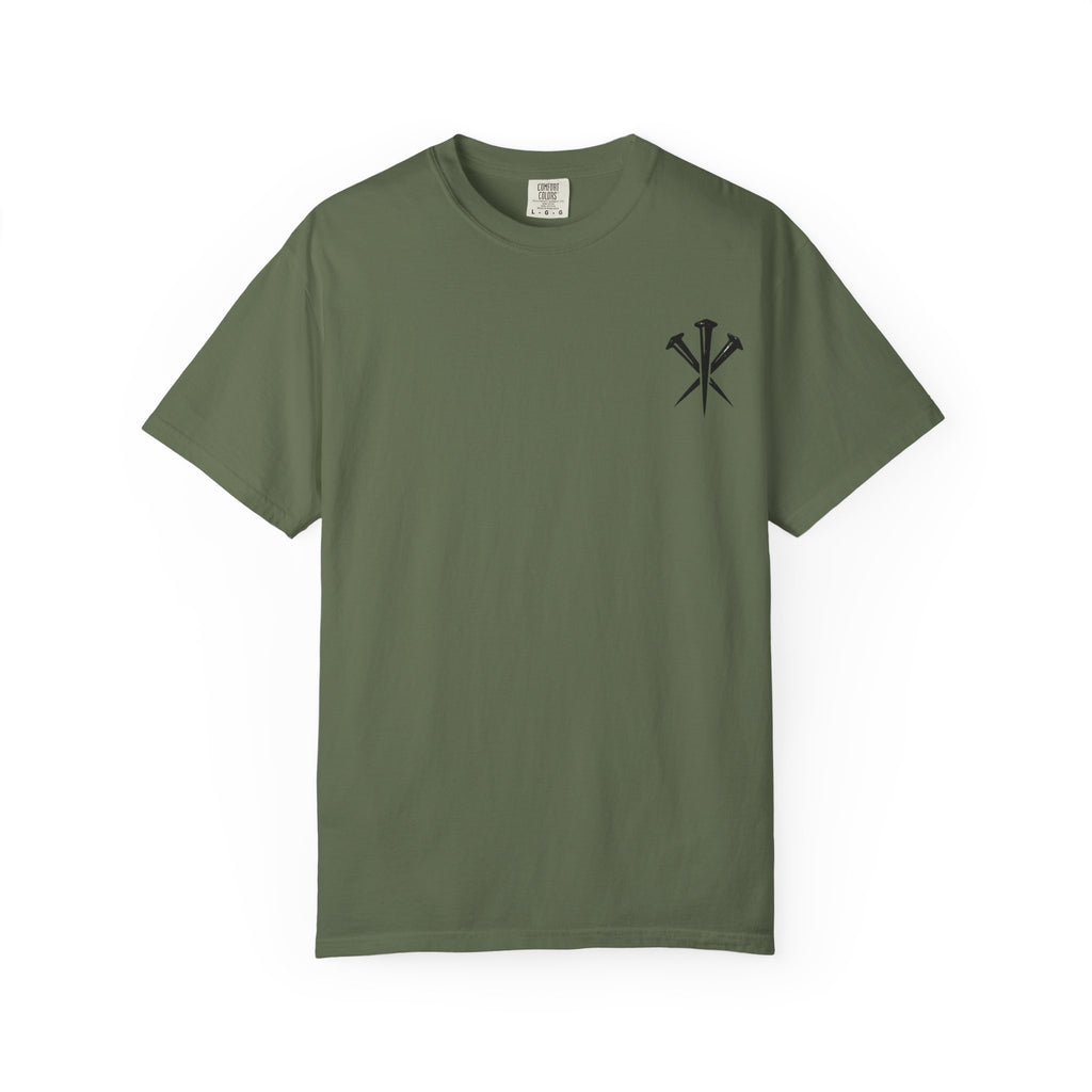 Jesus Is King T-Shirt | Revelation 19:16 Cross Nails Logo