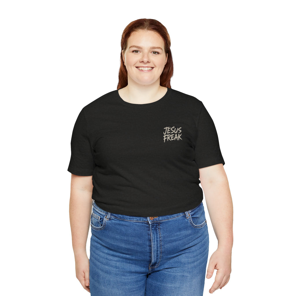 Jesus Freak Graphic Tee — Bold Christian Faith T‑Shirt