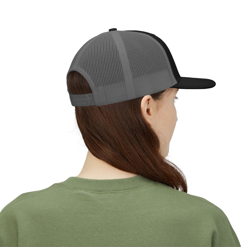 Gold Crown Graphic Snapback Trucker Cap | Mesh Back Hat