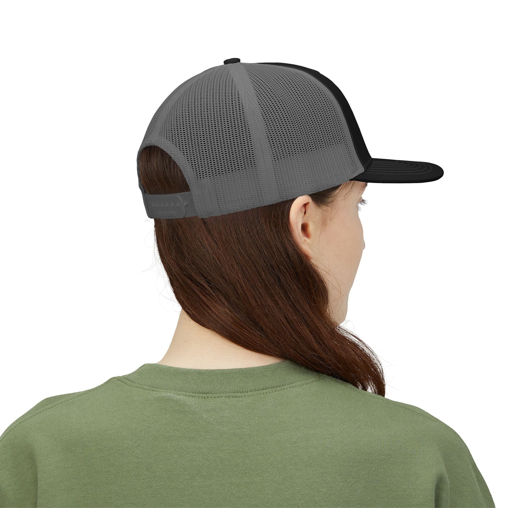 Gold Crown Graphic Snapback Trucker Cap | Mesh Back Hat