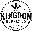 A circular black and white Kingdom Supply Co. logo featuring three nails crossed at the top, with the text 'REV.