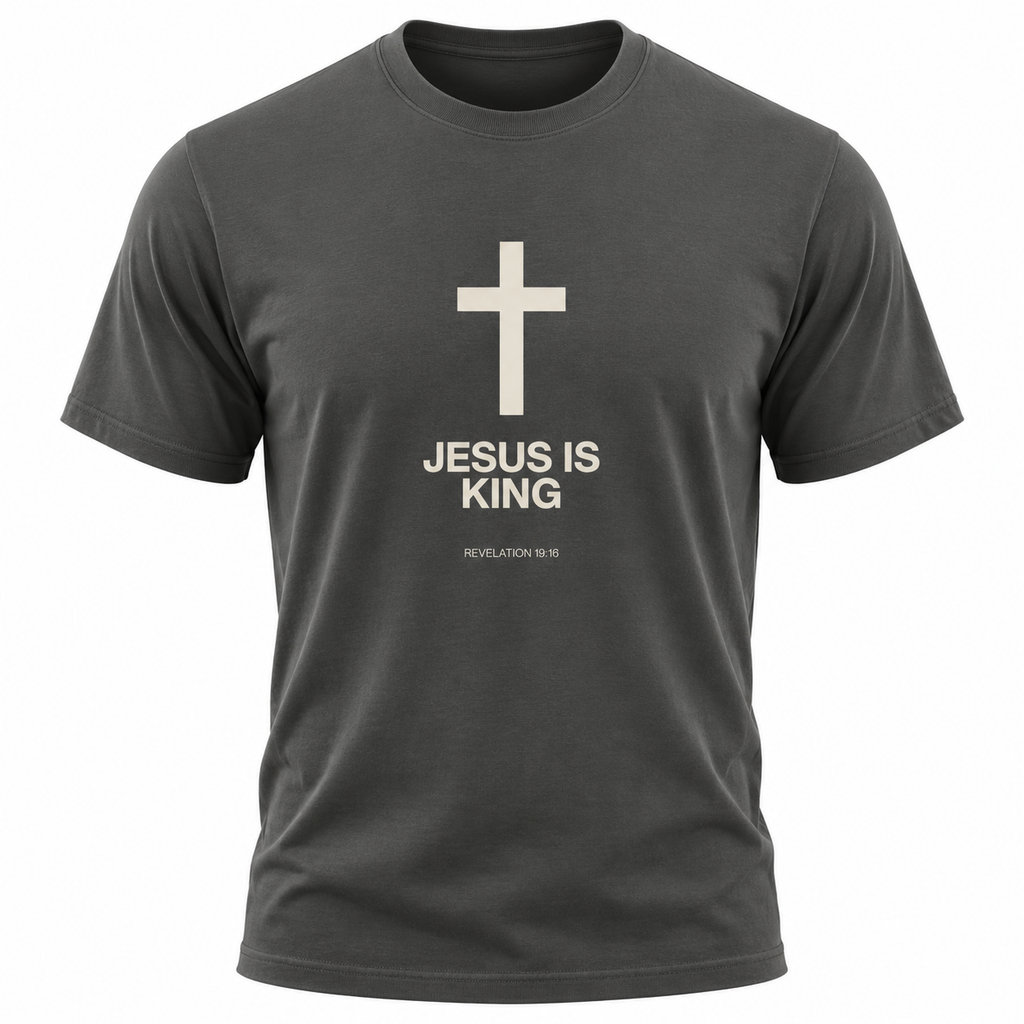 Jesus is King Minimalist Tee