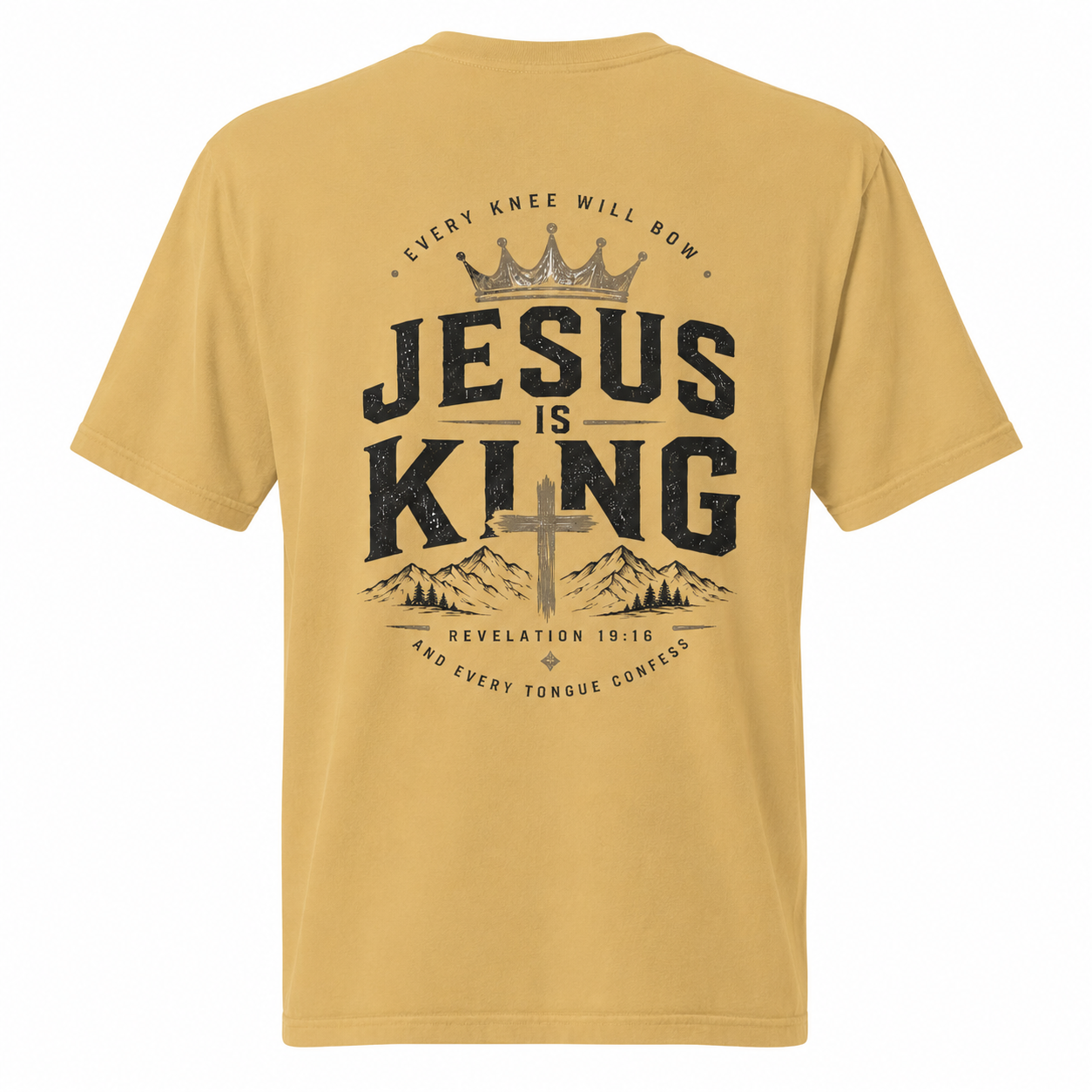 Cross & Crown | Jesus is King Tee